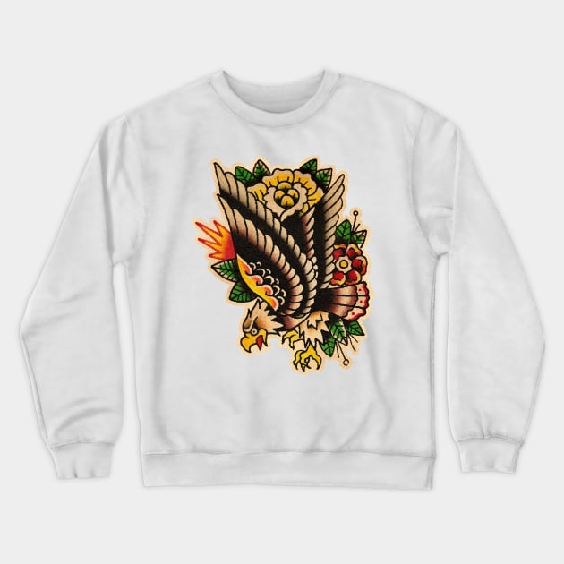 Eagle Crewneck Sweatshirt by Don Chuck Carvalho